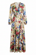 Floral Wrap Dress